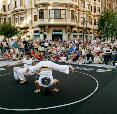 capoeira en carlos III pamplona