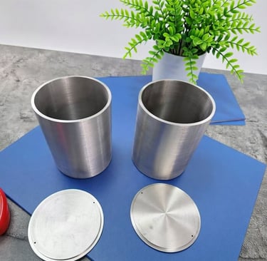 High purity tungsten crucible for sapphire crystal growth