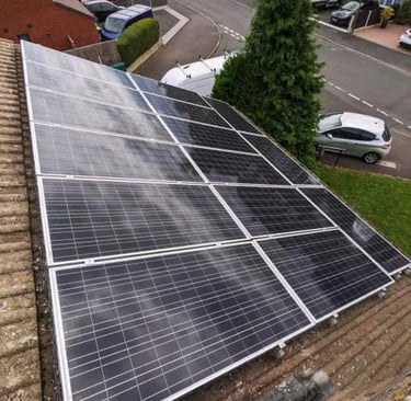 solar panel clean