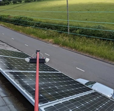 solar panel clean