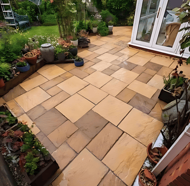 patio pressure washed