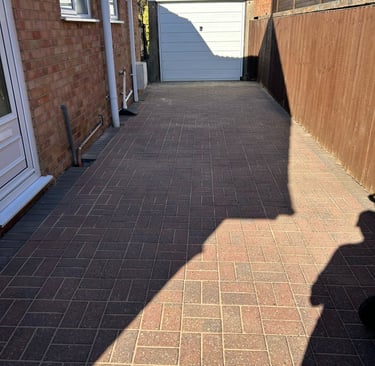 block paving resanded
