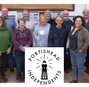 Portishead Independents team photo with logo