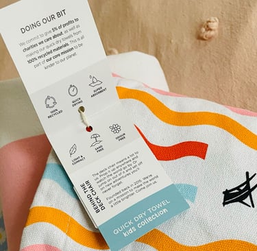 #BCorp Purpose-driven Brand: Dock and Bay Quick Dry Beach Towel