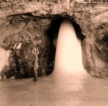 Lingam di ghiaccio Amarnath, Himalaya