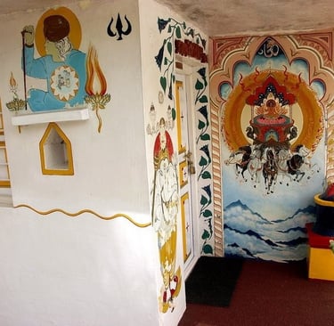 Ingresso della stanza di Shri Babaji a Hairakhan
