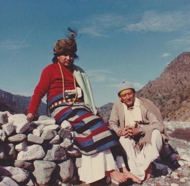 Shri Babaji e Shri Muniraji, Gotama Ganga, Hairakhan