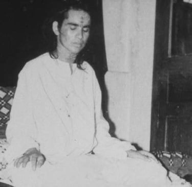 Babaji medita