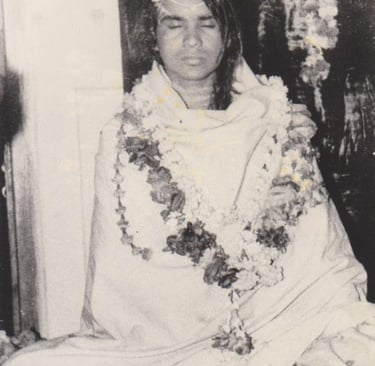 Shri Babaji Mahavatar in meditazione