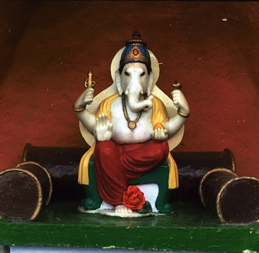 Shri Ganesh, AnandPuri Ashram, Chiliyanaula, UA India