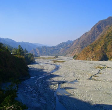 Kumaon Kailash e fiume Gotam Ganga