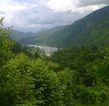 La giungla del Kumaon e il fiume Gotam Ganga