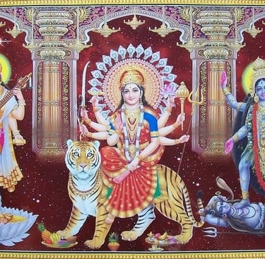 Durga, Kali, Saraswati