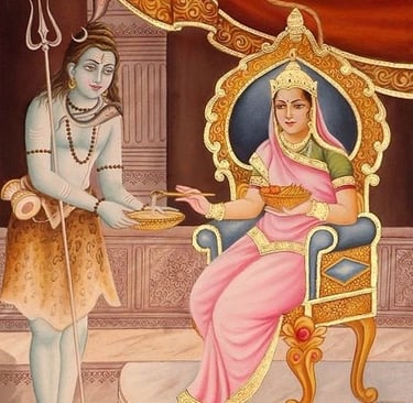 Shiva e Annapurna