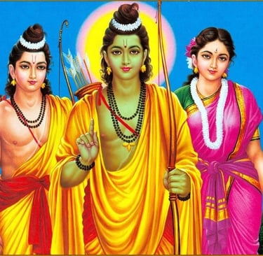 Ram, Sita, Lakshman