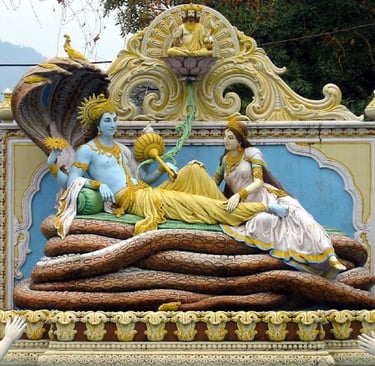 Vishnu e Lakshmi