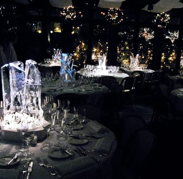 centro de mesa de hielo para bodas en buenos aires