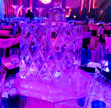 centro de mesa de hielo para bodas en buenos aires