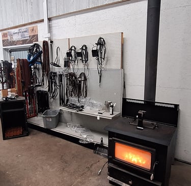 HJB Saddlery Fireplace