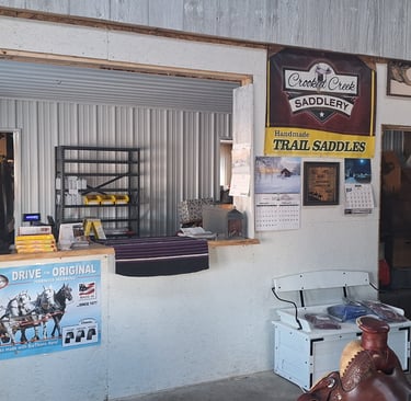 HJB Saddlery Service Window