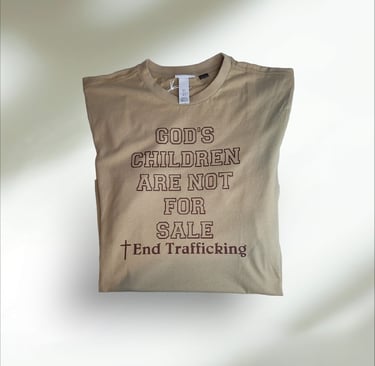 a t - shirt with a message on it