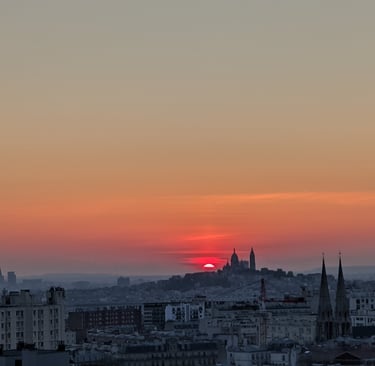 Montmartre, crépuscule
