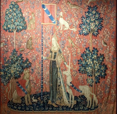 Tapisseries de La Dame à la Licorne : Toucher