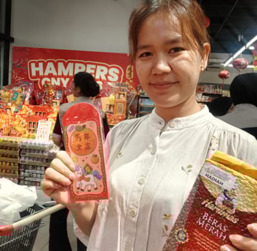 Harumas Beras Merah 1kg, Angpao Beras Harumas