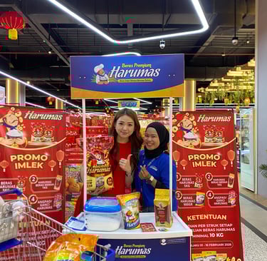 Rosie Redros, Promo Imlek Beras Harumas