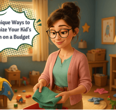 10 Unique Ways to Organize Your Kid’s Room on a Budget