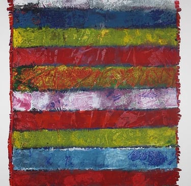 peinture abstraite colorée