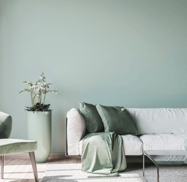 Peinture vert d'eau