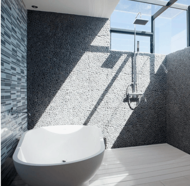rénovation salle de bains mosaïque