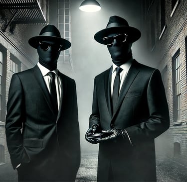 hombres de negro en la vida real