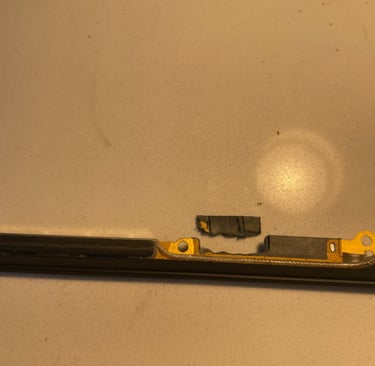 cut macbook display bar