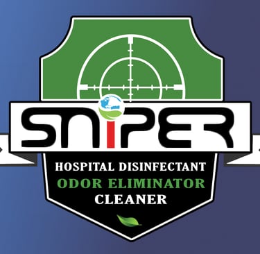a hospital logo with a green and white shield