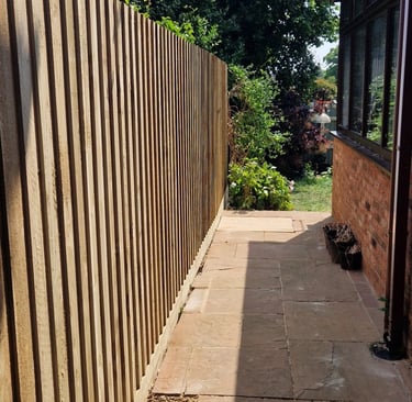 lovely fence completed