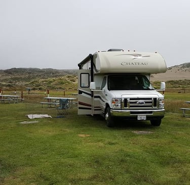 motorhome at lawson's landing camping