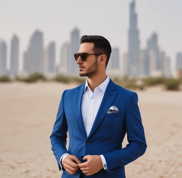 a man and a woman posing for a picture