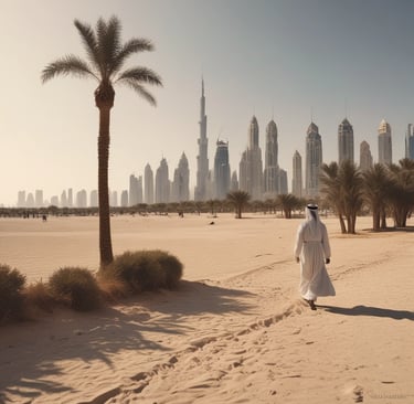 Hiker with backpack on grassy mountain under cloudy sky