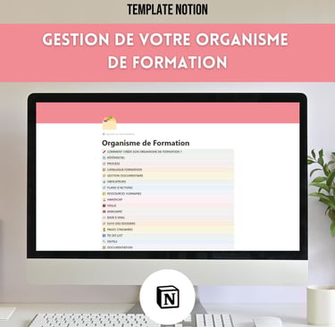 kit notion gestion de la formation qualiopi easyadmin gérer son organisme