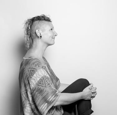 Gaelle serrier maitre verrier à la flamme Tosse