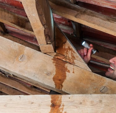 Signs of a leaking roof