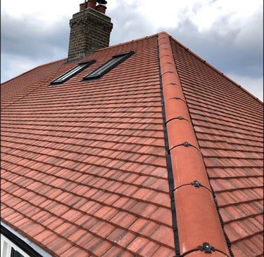 Ridge tiles replaced