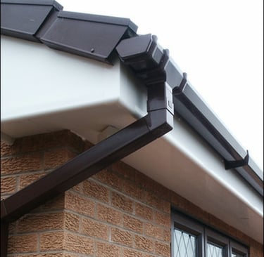 New guttering and fascia