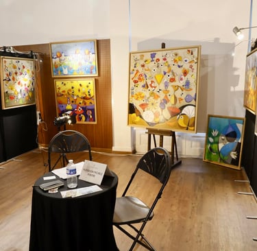 Exposition oeuvres -  Auderson 