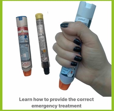 the adrenaline auto injectors, the life-saving medication used in an emergency
