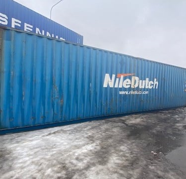 40'HC used shipping container