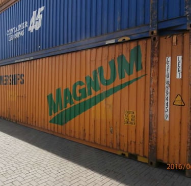Used 45'HCPW shipping container