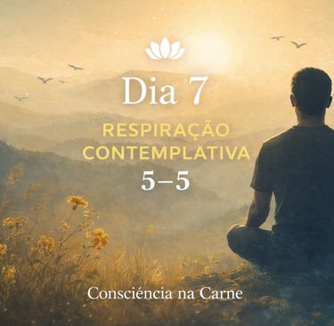 Respiro beleza, expiro gratidão